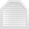 Ekena Millwork Octagonal Top Surface Mount PVC Gable Vent w/ 3-1/2"W x 1"P Standard Frame, 40"W x 40"H GVPOT40X4001SN - alternate 1